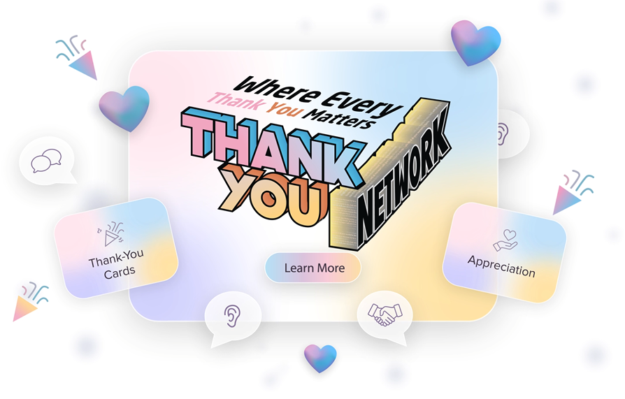 Thank You Network Illustration